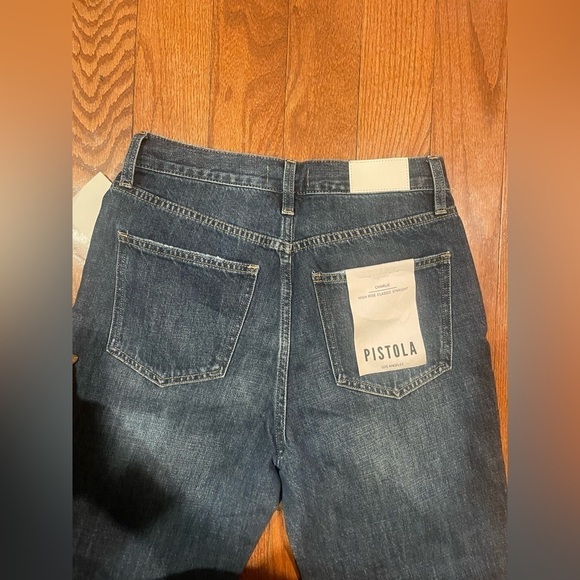 NWT Pistola Charlie High Rise Straight Jeans in Gravity sz 26 - Picture 12 of 15